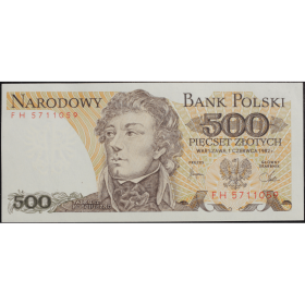 500 zlotych 1982 seria fh a